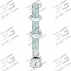 DE-STA-CO Swivel Foot Spindle: All-Steel, 3/8"-16, 3 3/8 in Lg, 3 3/8 in Thread Lg, For Series 462 (MPN 210206). Key specifications — Brand: DE-STA-CO; Thread Size: 3/8"-16; Includes: Jam Nuts; Compatible with Series: 462; Spindle Construction: All-Steel.