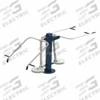 TRIACTIVE USA Wheelchair Accessible Combo Press Pull: 70 in Overall Ht, 78 in Overall Lg, Blue/Green (MPN CSPB-W-B)