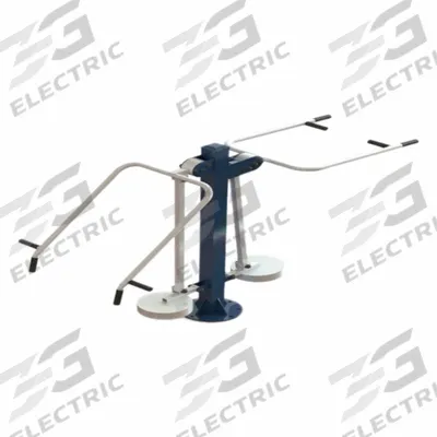 TRIACTIVE USA Wheelchair Accessible Combo Press Pull: 70 in Overall Ht, 78 in Overall Lg - Outdoor Fitness Stations