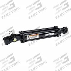 MAXIM Hydraulic Cylinder: 2.5 in Bore Dia., 10 in Stroke Lg, 21 1/2 in Retracted Lg, 12,270 lb (MPN 218566). Key specifications — attr98893: MAXIM.