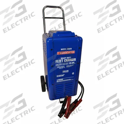 ASSOCIATED EQUIP Battery Charger: Boosting/Charging, Auto, For Deep Cycle/Lead Acid - Wheeled Battery Chargers