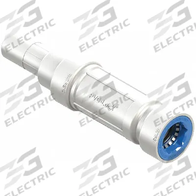HYDRORAIN Slide Repair: 1/2" Push x 1/2" Spigot, ABS Plastic/PVC - Slide Repair Fittings