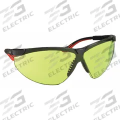HONEYWELL UVEX Safety Glasses: Half-Frame, Black Frame Color, Genesis(R) XC Series (MPN S3305). Key specifications — Frame Color: Black; Series: Genesis(R) XC; Brand: HONEYWELL UVEX.