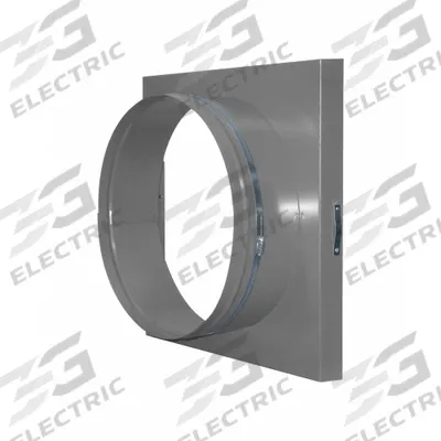 DELHI Collar Adaptor: For 16 in Hose Dia, Spring Clips, 16 in Inside Dia - Duct Hose Collar Adaptors for Smoke Ejectors