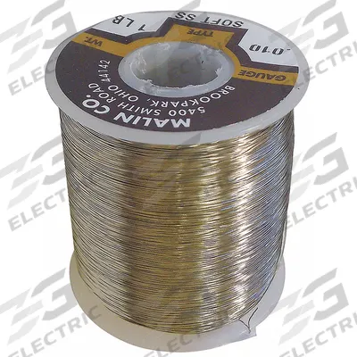 MALIN Baling Wire: Galvanized Annealed, Galvanized, 24 ga Wire Gauge - Spool Baling Wire