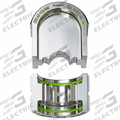 MILWAUKEE Upper and Lower Crimping Die: 2/0 AWG, U Style Dies, For Use With 2779-22 - Milwaukee Replacement Crimping Dies