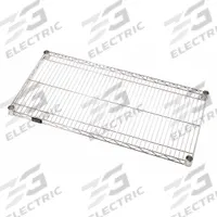 QUANTUM STORAGE SYSTEMS Wire Shelf: 36 in x 36 in, 1 Shelves, Split Sleeve, 800 lb Load Capacity (MPN 3636S). Key specifications — attr14131: Dry; attr5350: Type 304 Stainless Steel; attr37501: QUANTUM STORAGE SYSTEMS; attr14126: Silver.