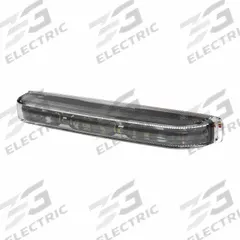 CODE 3 Warning Light: Emergency Vehicle Perimeter Light, Red, 9.1 W Watt, Clear, SAE J595 Class 1 (MPN CD5051R). Key specifications — Brand: CODE 3; Lens Color: Clear; Number of Flash Patterns: 18; Installation Type: Permanent; Operating Voltage: 12-24V.