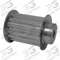 DAYTON Timing Pulley: Trapezoidal, Plain, For T5 Timing Belt Section, For 25 mm Belt Wd, 15 Teeth (MPN 36T5/15-2). Key specifications — Brand: DAYTON; Tooth Profile: Trapezoidal; Finish: Plain.