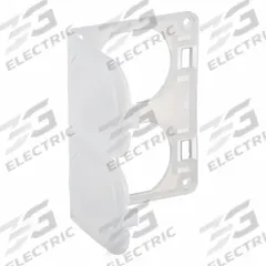 LEVITON Duplex Outlet Covers: For Medical Grade Power Strips, 1 21/32 in Ht, 2 in Lg, 1 1/2 in Wd (MPN 5300M-CVR). Key specifications — Manufacturer Part Number: 5300M-CVR; Accessory Type: Replacement Duplex Outlet Cover.