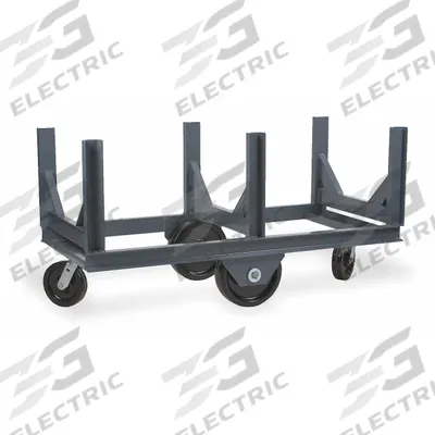 APPROVED VENDOR Bar Truck: 4,000 lb, 96 in L x 28 in W x 28 1/2 in H Overall Dim. - Cradle-Style Bar & Pipe Trucks