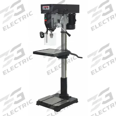 JET Floor Drill Press: Belt Drive, Fixed Speed, 175 RPM – 3,050 RPM - Floor Stand Drill Presses with Manual Downfeed
