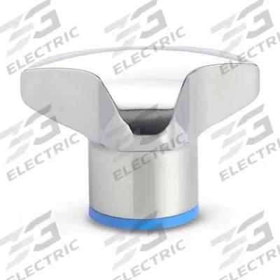 JW WINCO Hand Knob: 3 Point, Stainless Steel, M8x1.25 Thread, 1.97 in Dia - Hygienic 3-Arm Knobs with Threaded Hole