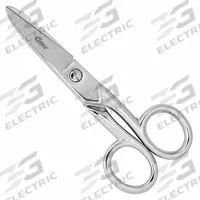 CLAUSS Electricians Scissors: Ambidextrous, 5 in Overall Lg, Serrated, Steel, Pointed, Silver, Metal (MPN 12710). Key specifications — attr308500: Steel; attr308502: Silver; attr308505: Ambidextrous; attr308522: Medium Guage Wire; attr324896: CLAUSS.