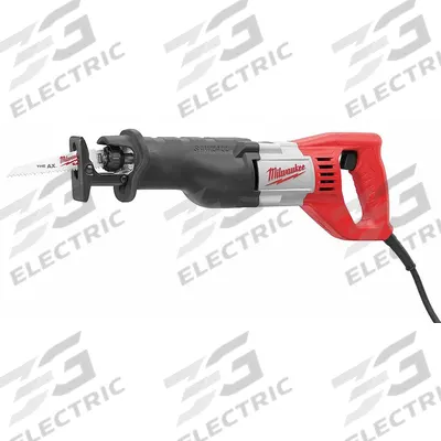 MILWAUKEE Reciprocating Saw: 12 A Current, 1 1/8 in Stroke Lg, Straight, Shoe Adj - Corded Reciprocating Saws