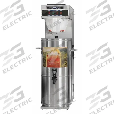 NEWCO COFFEE Tea and Coffee Brewer: 3 gal Capacity, Plumbing Required - Combination Iced Tea Brewer & Dispenser