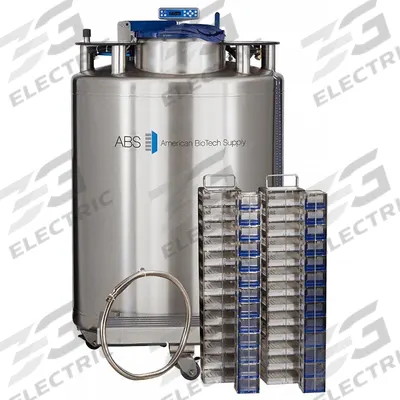 AMERICAN BIOTECH SUPPLY Cryogenic Storage System: 371 L Capacity, 34 in Overall Dia - Cryogenic Storage Systems
