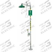 HAWS Shower with Eyewash: Floor Mnt, No Bowl, Galvanized Steel Pipe, Plastic Showerhead (MPN 8317). Key specifications — Brand: HAWS.