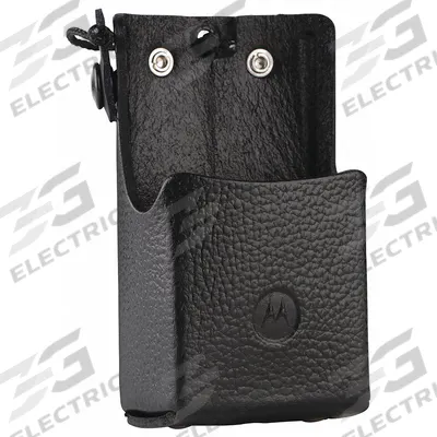 MOTOROLA Case with Fixed Belt Loop: Fits Motorola, Black, Hard Leather, Belt Loop/Cases - Motorola-Compatible Carrying Accessories