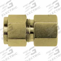BRENNAN INDUSTRIES Compression Fitting Adapter: 1/4 in OD x 3/8 in Pipe Size, Tube x FNPT, Brass (MPN N2405-04-06-B). Key specifications — Compatible Fitting Brands: Gyrolok; Brand: BRENNAN INDUSTRIES; Series: N2405.