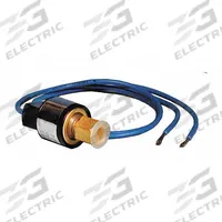 Pressure Switch: Low Limit, Auto Reset, 10 psi to 25 psi, Open on Rise, SPST (MPN SLP1025). Key specifications — Brand: SUPCO; Manufacturer Part Number: SLP1025; Contact Form: SPST; Rated Voltage: 120V AC; Switch Action: Open on Rise.