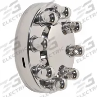 PHOENIX Replacement Front Hub Cover: Repl Front Hub Cover, For 16 in_16.5 in Wheel Dia, 8 Lugs (MPN PU168FHC)