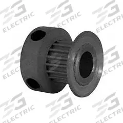 DAYTON Timing Pulley: Modified Curvilinear, Fixed, For GT Timing Belt Section, For 6 mm Belt Wd (MPN 17-2P06-6CA3). Key specifications — attr1328801: DAYTON; attr1328807: Clear Anodized; attr1328808: Powerhouse®.