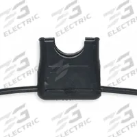 LITTELFUSE In-Line Fuse Holder: Non-Rejection Block Style, 1 Pole, 32 V DC Rating, Wire Leads (MPN FHA1). Key specifications — Compatible Fuse Series: ATC; Brand: LITTELFUSE.
