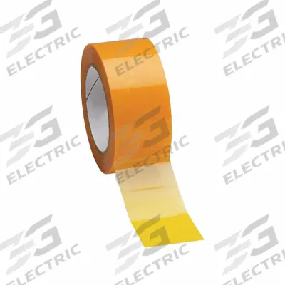 CAPLUGS Film Tape: 1/2 in Wd, 72 yd Lg, 2 mil Thick, Polyester Film, Silicone - High-Temperature Film Masking Tape
