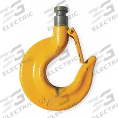 HARRINGTON Bottom Hook Assembly: Electric Chain Hoists, 6,000 lb Compatible Load Capacity, SNER (MPN ER1FS2011). Key specifications — Compatible Hoist Type: Electric Chain Hoists; Product Type: Bottom Hook Assembly; Compatible Series: SNER; Manufacturer Part Number: ER1FS2011; Included Components: Safety Latch.