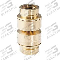 WATTS Dual Check with Atmospheric Vent: LFN9, 1/4 in Pipe Size, FNPT x FNPT, 7 gpm Flow Rate, Brass (MPN LFN9-1/4"). Key specifications — Brand: WATTS; Connection Type: FNPT x FNPT.