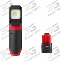MILWAUKEE Work Light Kit: M12™, Work Light, 1,000 lm Max., 3 Modes, 2 1/2 in Max. Ht, 12V DC (MPN 2127-20, 48-11-2420). Key specifications — attr1291275: 1 Battery, No Charger.