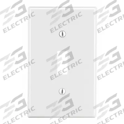 HUBBELL Wall Plate: Toggle, 1 Gang, White - General Purpose Wall Plates