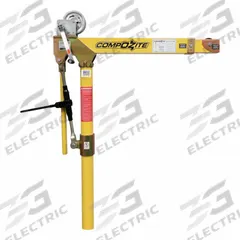 OZ LIFTING PRODUCTS Davit Crane: Composite, Manual, 1,200 lb Max. Load Capacity, 4.2 ft to 7.9 ft (MPN OZ1200DAV). Key specifications — Material: Composite; Brand: OZ LIFTING PRODUCTS; Body Material: Composite.