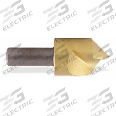 KEO Countersink: 100°, 1 Flute, 1/2 in Body Dia - Fast-Cutting Single-Flute Countersinks