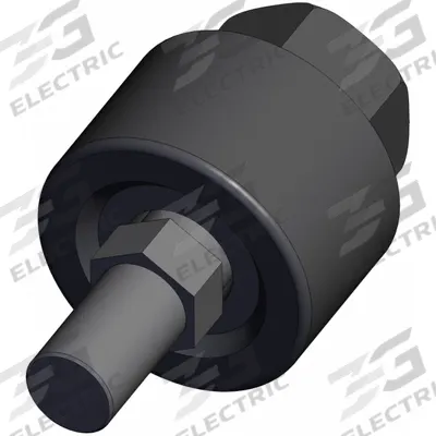 SMC Floating Joint: SMC JAH Series, JAH40-16-150, Carbon Steel, M16 x 1.5 Thread Size - Pneumatic Actuator Floating Joints