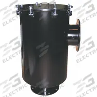 SOLBERG Inlet Vacuum Filter: 5 micron Rating, 99% Efficiency, 18 1/2 in Outside Dia, Carbon Steel (MPN CSL-345P-500F). Key specifications — attr101190: CSL-345P-500F; attr101197: 2EPT4; attr101207: Carbon Steel; attr101193: SOLBERG.