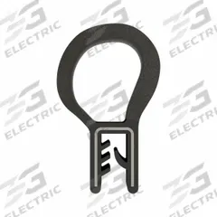 FAIRCHILD Trim Seal: Top Bulb, 10 ft Overall Lg, Rubber Outer, Sponge Bulb, 5/8 in Leg Lg, Bottom (MPN 1812-10). Key specifications — Bulb Material: Sponge; Bulb Location: Bottom; Brand: FAIRCHILD; Color: Black; Outer Material: Rubber; Profile Shape: Top Bulb.