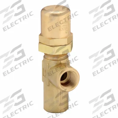 Parker Pressure Control Valve: 15 gpm, 2,600 psi Max Set, Brass - Hard-Seat Pressure Control Valves