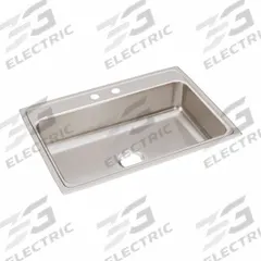 JUST MANUFACTURING Bowl Drop-In Sink: 31 in Overall Lg, 22 in Overall Wd, 7 5/8 in Bowl Dp, 1 Bowls (MPN SL2131A4-J). Key specifications — Brand: JUST MANUFACTURING; Color Family: Silver/Gray.