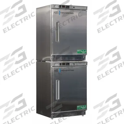 AMERICAN BIOTECH SUPPLY Refrigerator and Freezer: 4.6 cu ft Refrigerator Capacity, 2 Doors - General Purpose Lab Refrigerator-Freezers