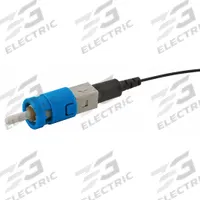 HUBBELL PREMISE WIRING Fiber Optic Connector: Connector ST, Std, 12pk Pack Size, 12 (MPN FCSTSM12). Key specifications — attr922460: HUBBELL PREMISE WIRING; attr922461: Blue; attr922466: Simplex; attr922475: OS2; attr1309930: 12pk.