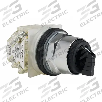 SCHNEIDER Selector Switch: 30 mm Panel Mounting Size, 3 Positions, Short Lever, 2NO/2NC - Selector Switches