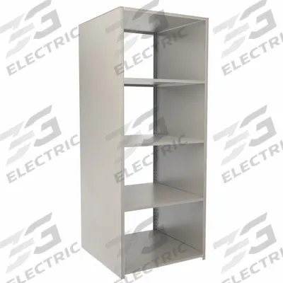 TENNSCO Boltless Shelving: Starter, Medium-Duty, 36 in x 36 in, 90 in Overall Ht - Medium-Duty Solid Steel Decking Boltless Shelving