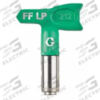 GRACO Airless Spray Gun Tip: Tips for Airless Spray Guns, Airless Spray Gun Tip, 0.012 in Tip Size (MPN FFLP212). Key specifications