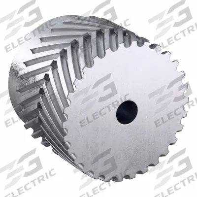 CONTINENTAL Gearbelt Pulley: Plain, 8 mm Pitch, For 50 mm Belt Wd, 30 Teeth - Plain-Bore Timing Pulleys with Hub