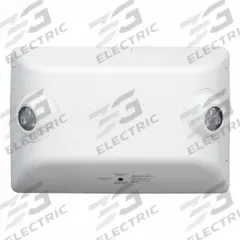 Emergency Lighting Unit: 6 W Lamp Watt, 50 W Emergency Watt, 120/277V AC, 2 Lamp Heads, Surface, LED (MPN EVHC12ID-06L). Key specifications — Input Voltage: 120/277V AC; Housing Material: Thermoplastic; Mounting Type: Surface; Housing Color: White; Lighting Technology: LED; CA Title 20 Compliant: Yes; Environmental Rating: Damp Location Rated; Remote Capable: No.