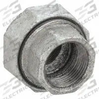 APPROVED VENDOR Metal Pipe Straight: Union, 3/4 in x 3/4 in, Malleable Iron (MPN 5P959)