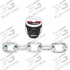 CAMPBELL Straight Chain: 3/8 in Chain Trade Size, 30 Chain Grade, Carbon Steel, Straight, Welded (MPN T0140623). Key specifications — Brand: CAMPBELL.