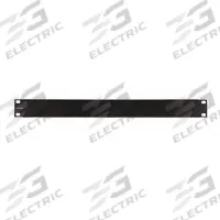 MONOPRICE Blank Panel: 1 Rack Units, 19 in Overall Wd, 1 3/4 in Overall Ht, Black, Steel (MPN 7261). Key specifications — Brand: MONOPRICE; Product Type: Blank Panel; Color: Black; Material: Steel.
